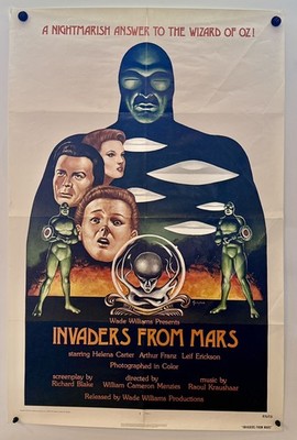 R1976 INVADERS FROM MARS One Sheet 27 x 41 Original R76/231. now rolled 0005