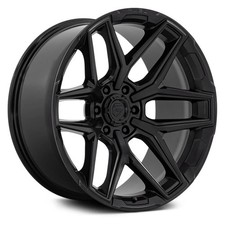 Fuel Fc854 Flux 6 Wheel 17x9 -12 6x139.7 106.1 Black Single Rim