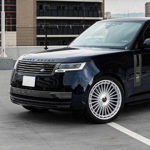 24" MV Forged MVF40 Silver 24x10 Concave Wheels Rims Fits Rolls Royce Cullinan