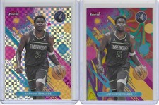 2025-26 Topps Finest Anthony Edwards common Oil Spill & X-Fractor #63