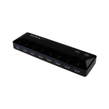 Image of StarTech 10 Port USB 3.0 Hub 48W Black (ST103008U2C)