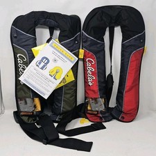 Set of 2 Cabela's Automatic Adult Universal Inflatable PFD Life Jackets Type 3