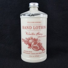 Williams Sonoma Winter Berry 16oz Hand Lotion No Pump Made in USA