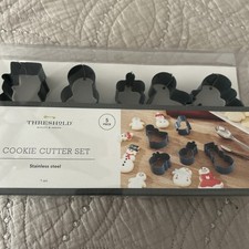 Stainless Steel Cookie Cutter Set Of 5 New