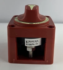 Blue Sea Systems 6010 m-Series Mini Dual Circuit Battery Switch Red 300A miniatura 2