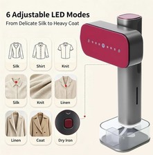 Handheld Clothes Steamer 1100W,Portable,220ml Travel Steamer for Clothes