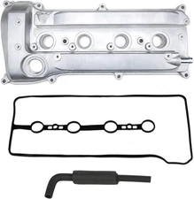 MITZONE Engine Valve Cover with PCV Hose & Gasket White(Upgrade Aluminum) 