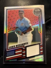 2026 Panini USA Baseball Stars & Stripes #USA-SM Samir Mohammed Relic Card