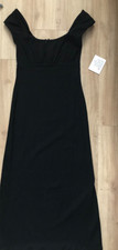 ASOS Miss Selfridge Milkmaid Ribbed Midi Dress, NWT, SMALL