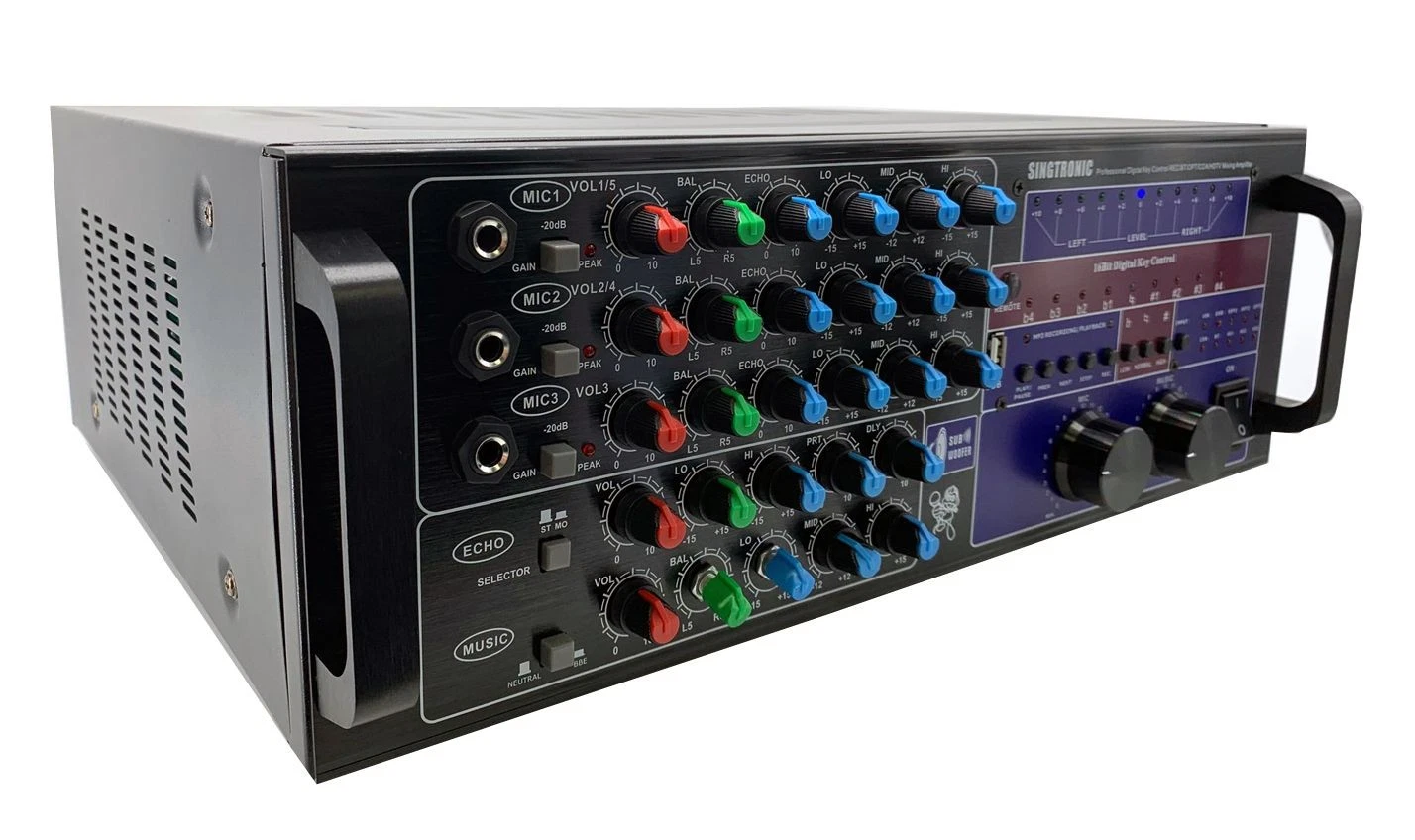 Singtronic KA-2000DSP Mixing Amplifier and UHF-2000Pro Wireless Microphone - Thumbnail 2