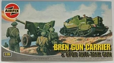 Airfix A01309 Bren Gun Carrier & 6PDR Anti-Tank Gun 1/76 Scale Plastic Model Kit