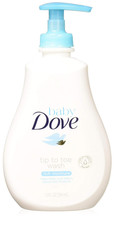 Baby Tip to Toe Wash 13 Ounce Rich Moisture Pump 384Ml 6 Pack