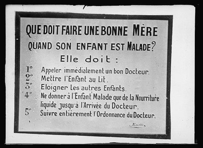 Photo:Que doit faire un bonne m�re quand son enfant est malade