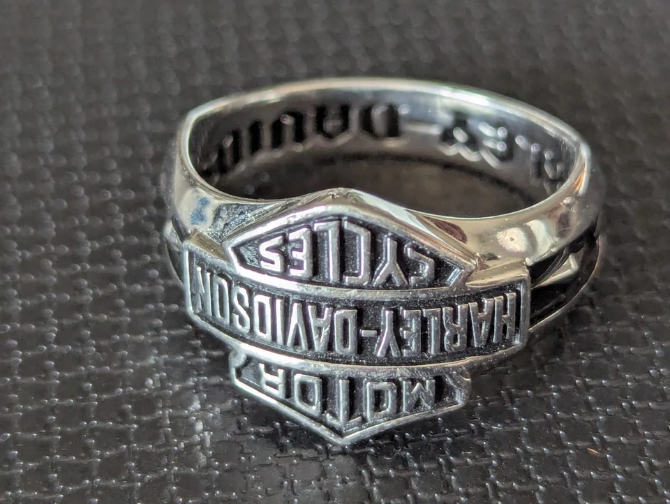 Anillo de plata Harley-Davidson para hombre Foto 4 de 4
