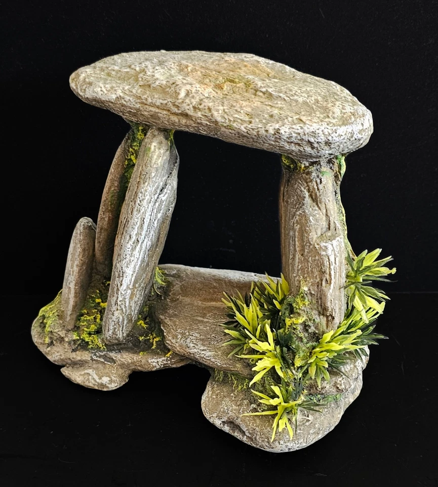 5.5" x 5" x 3.5" Equilibrio Ruinas de Roca Formación Peces Acuario Decoración Foto 2 de 4