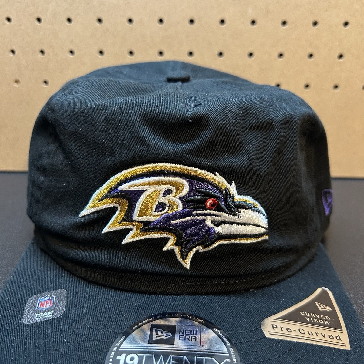 Baltimore Ravens Hat Cap Snap Back Black New Era 19TWENTY NFL