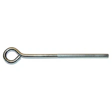 1/4"-20 x 6" Zinc Plated Steel Coarse Thread Eye Bolts