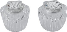 Delta RP23498 Clear Knob Handles With Buttons
