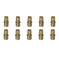 10 Pack XFITTING 3/4" Pex A X 3/4" Male Sweat Adapter Epansion F1960