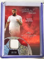 2025 Leaf In The Game Used Karim Benzema 35/35 # BU-9