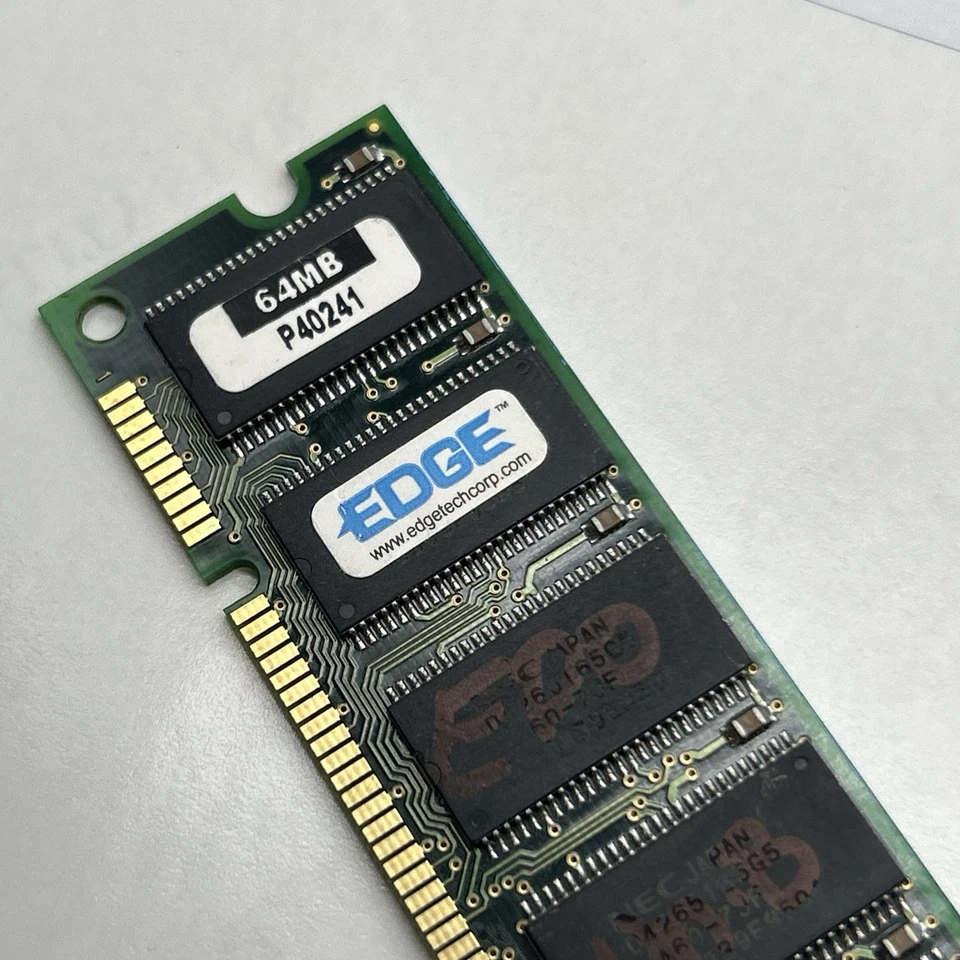 Memoria EDO 64 MB sin búfer 64 MB # 8x64 DIMM 60ns EDGE Foto 2 de 4