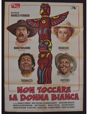 Manifesto NON TOCCARE DIE WEISSE FRAU Tognazzi Deneuve Mastroianni A157