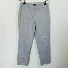 Liz Claiborne Career Audra Classic Trouser Pants Size 12 Gray Office Wear