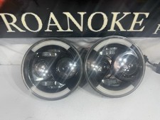 Jeep Jk Wrangler Used Jw Speaker Led Headlight Pair 2007-2017 10098 Jeep Jk Wrangler Used Jw Speaker Led Headlight Pair 2007-2017 10098