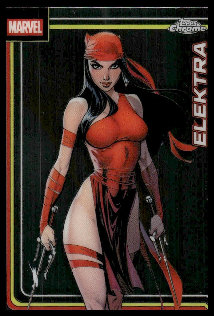 2026 Topps Chrome Marvel #116 Elektra