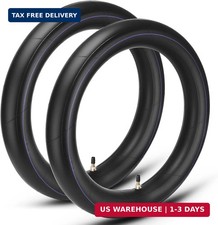 90/100-14 Dirt Bike Inner Tubes 2-Pack Heavy-Duty 2.0mm Thick 14, Black