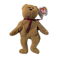 Rare "Curly" Ty Bear With Tag Errors