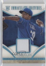2014 Panini Immaculate Immaculate Swatches Prime /99 Yordano Ventura #87 0s3