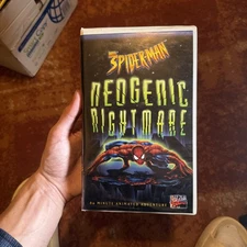 Spider-Man Neogenic Nightmare VHS 1997 Marvel Clamshell