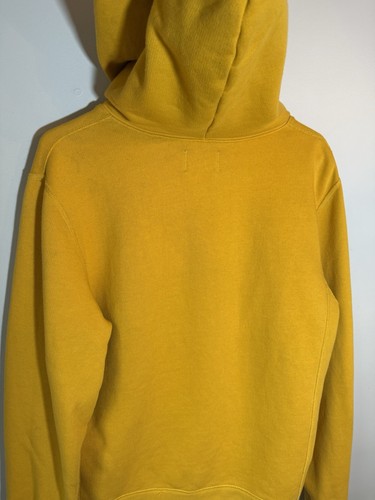 TODD SNYDER L.L. BEAN Embroidered Hoodie Pullover Yellow Men’s Size Medium READ - Picture 12 of 14
