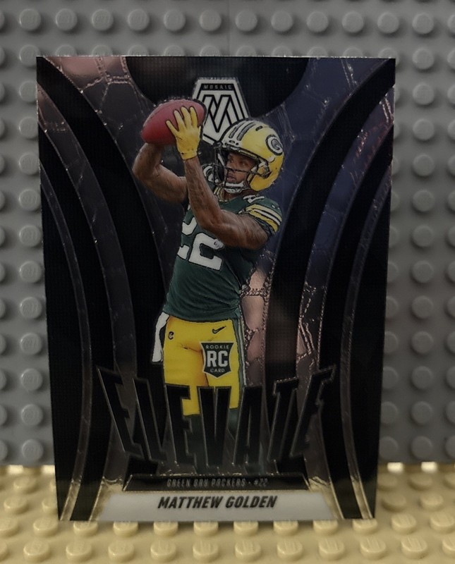 2025 Panini Mosaic - Matthew Golden Elevate Insert #3 Rookie (RC) B-20