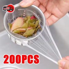 50-200Pcs Disposable Kitchen Sink Filter Anti-Blocking Mesh Bag Garbage Strainer