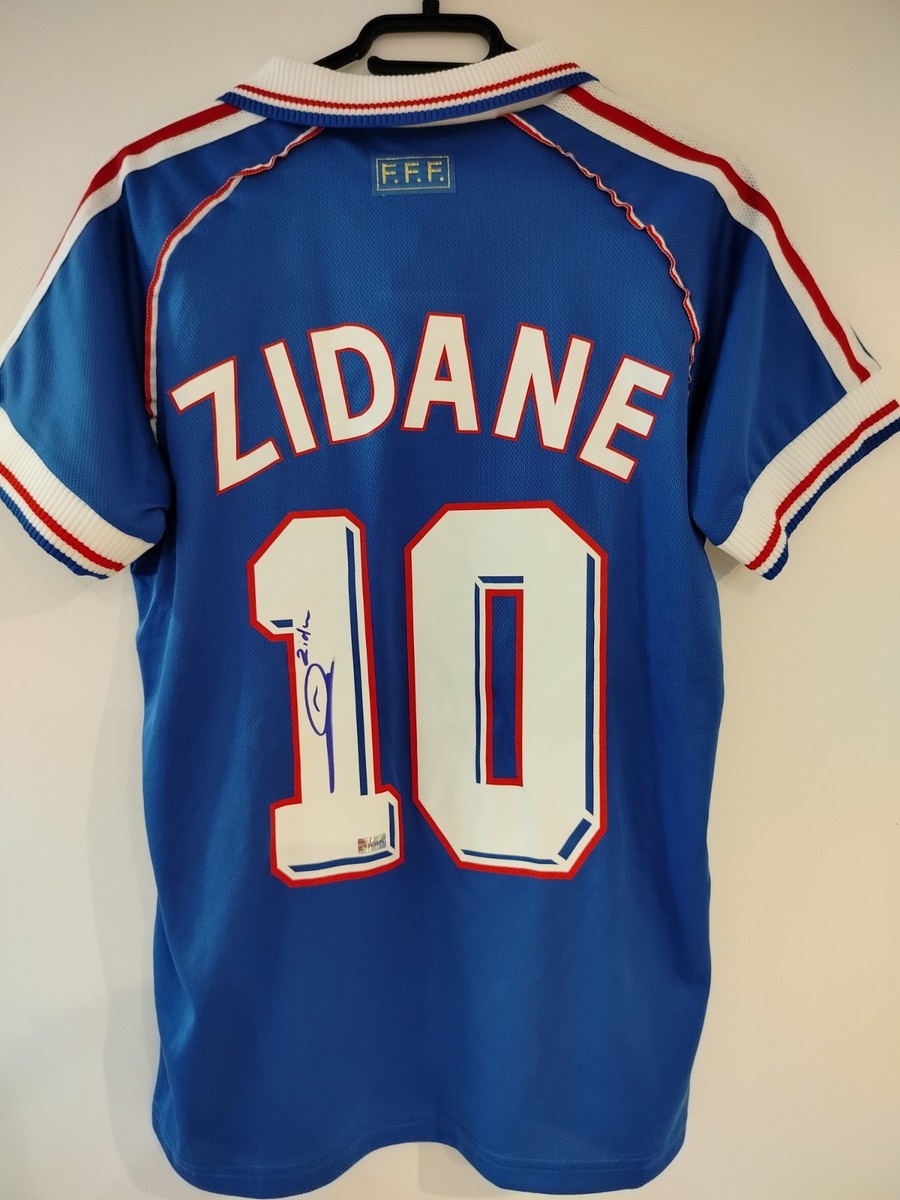 France Zinedine Zidane #10 Signed Jersey with Certificate GCOA | eBay