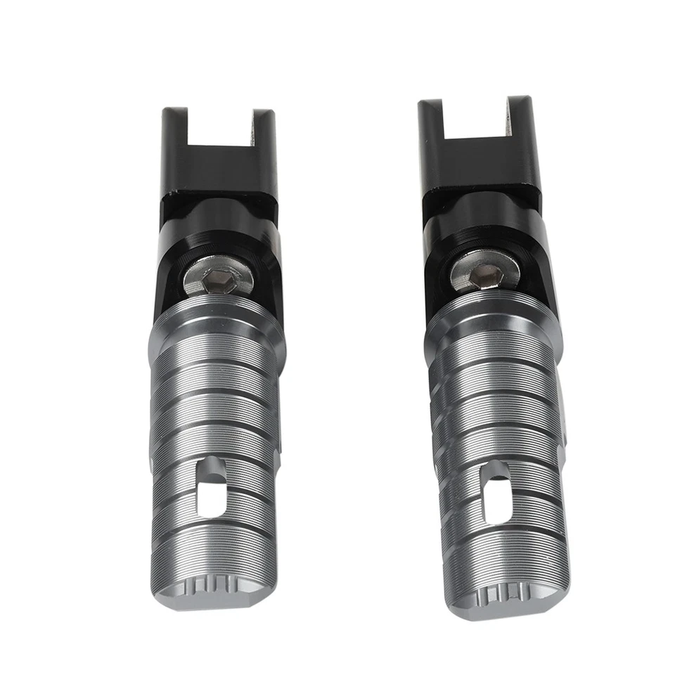 Reposapiés delanteros grises clavija para Aprilia RS660 21-23 RSV4 09-23 Tuono V4 20-23 Foto 3 de 4