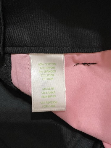 Neu mit Etikett Lilly Pulitzer Sloane Shorts klassischer Stil in Schwarz Größe 8 - Bild 10 von 13