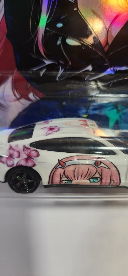 Hotwheel Porsche Taycan Turbo S Personalizado CERO DOS ANIME 1 de 1 personalizado! Foto 2 de 4