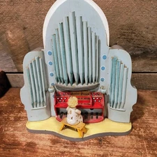 Rare Thorens Disc Music Box Organ Winged Angel