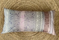 BASSETTI Kissenhülle 50x80 MONREALE M1 Grau Rose z Bettwäsche KISSEN SATIN NEU