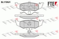 Fte Bremsbelagsatz, Scheibenbremse Hinten FüR Chrysler Dodge Plymouth