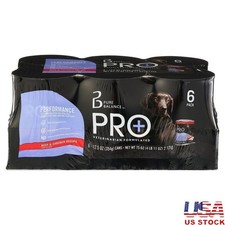 Pro Performance Wet Dog Food Beef Chicken Recipe Canned Dog Food 12.5oz 6Pack US 4.13 per gallon