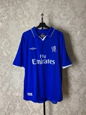 CHELSEA LONDON 2001/2002/2003 HOME FOOTBALL SHIRT SOCCER JERSEY UMBRO