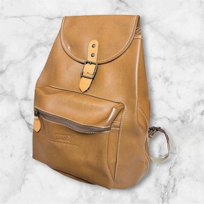 Levi Rucks Made in Japan Brown Student Bag