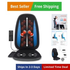 Shiatsu Back Massager with Heat,Deep Tissue Kneading Massage Seat Cushion,Mas...