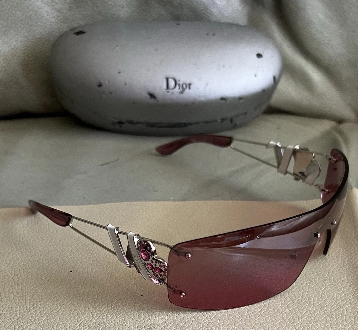 小物 Christian Dior sunglasses Heart rim ress Dior Heart Sunglasses for Women for sale | eBay