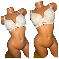SOMA Lot 2 Bras 36C Beige Bodify Demi Bodify Perfect Coverage