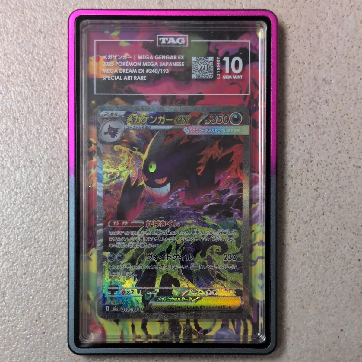 Collectible Individual Grade 10 Gengar Pokémon TCG Card Games in